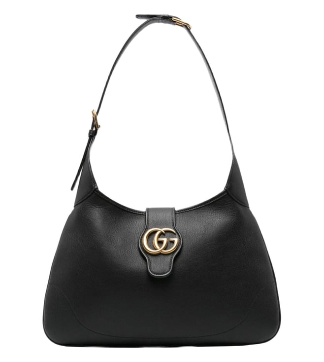 Gucci Black Aphrodite Medium Shoulder Bag