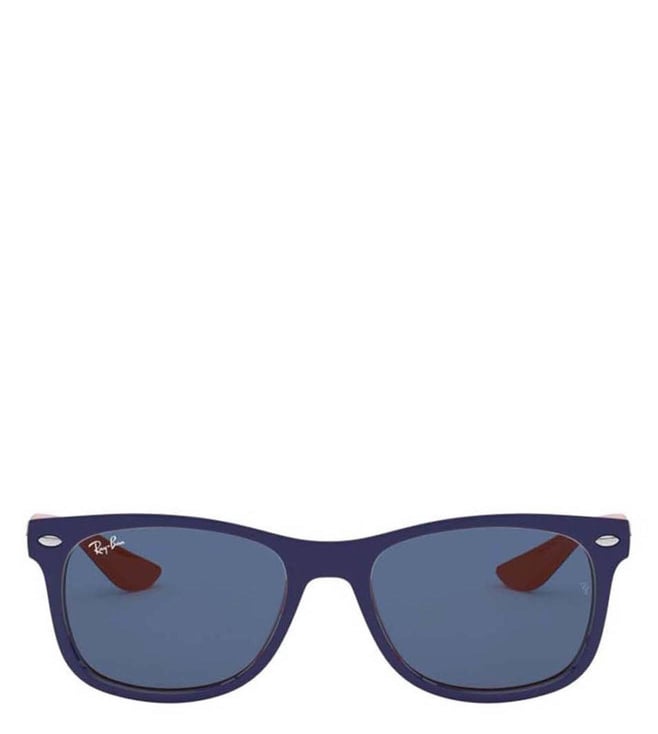 Ray-Ban Kids Unisex UV Protected Blue Lens Square Sunglasses - 0RJ9052S178/8047