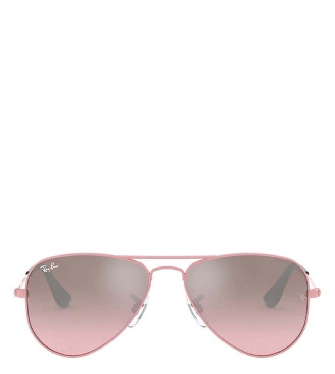 Ray-Ban Kids Unisex Gradient Silver Lens Pilot Sunglasses - 0RJ9506S211/7E52