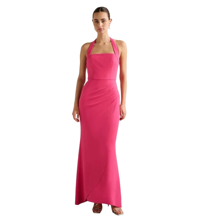 Willow Halter Wrap Maxi Dress