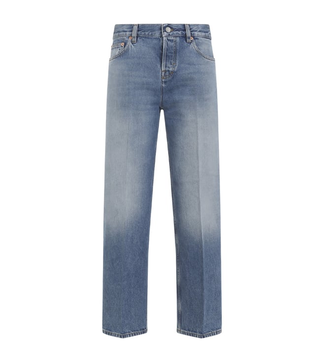 Gucci Light Blue Straight-Fit Jeans