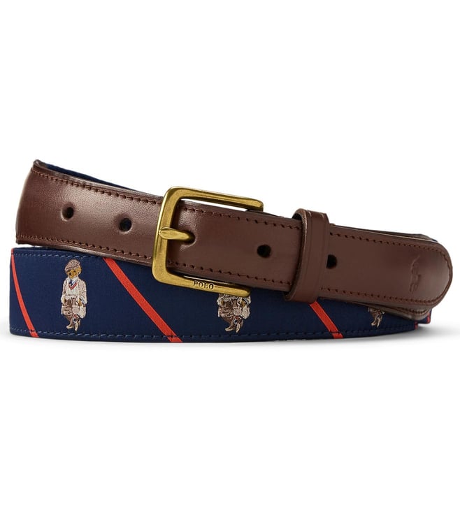 POLO RALPH LAUREN Navy Blue Men Belt