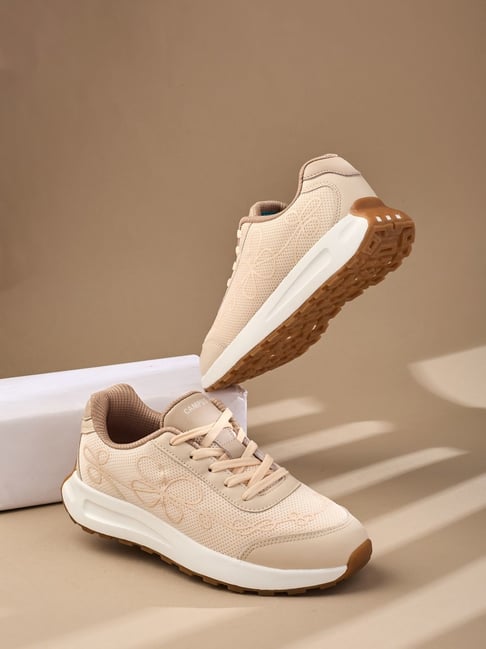 Campus Women's JUJUBEE Beige Casual Sneakers