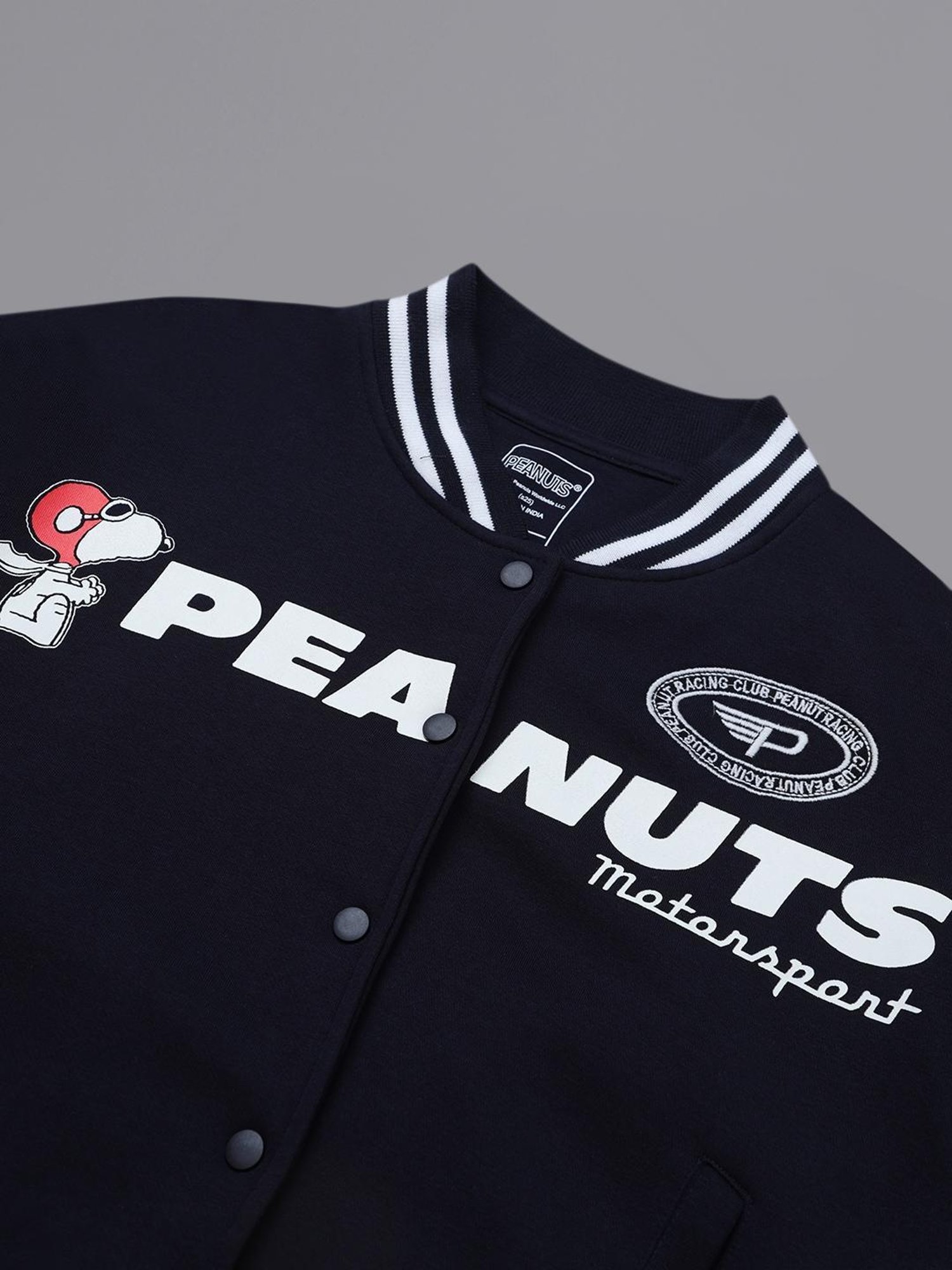 Free Authority Peanuts Printed Regular Fit Jacket for Women