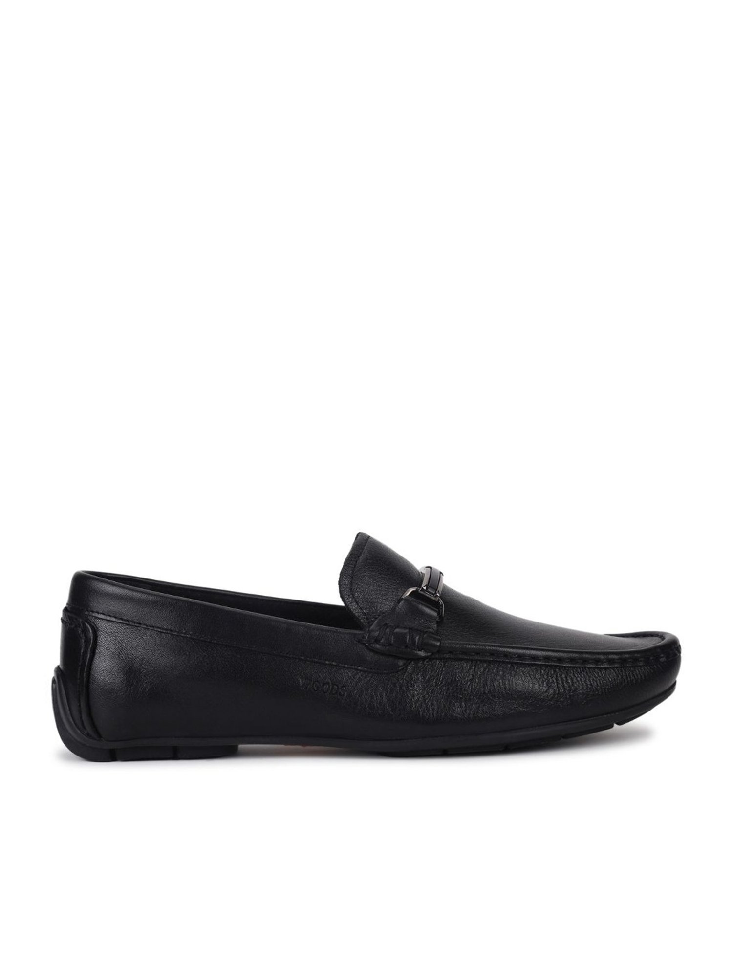 Buy Woods Men's GW 4189121 Black Loafers at Best Price @ Tata CLiQ