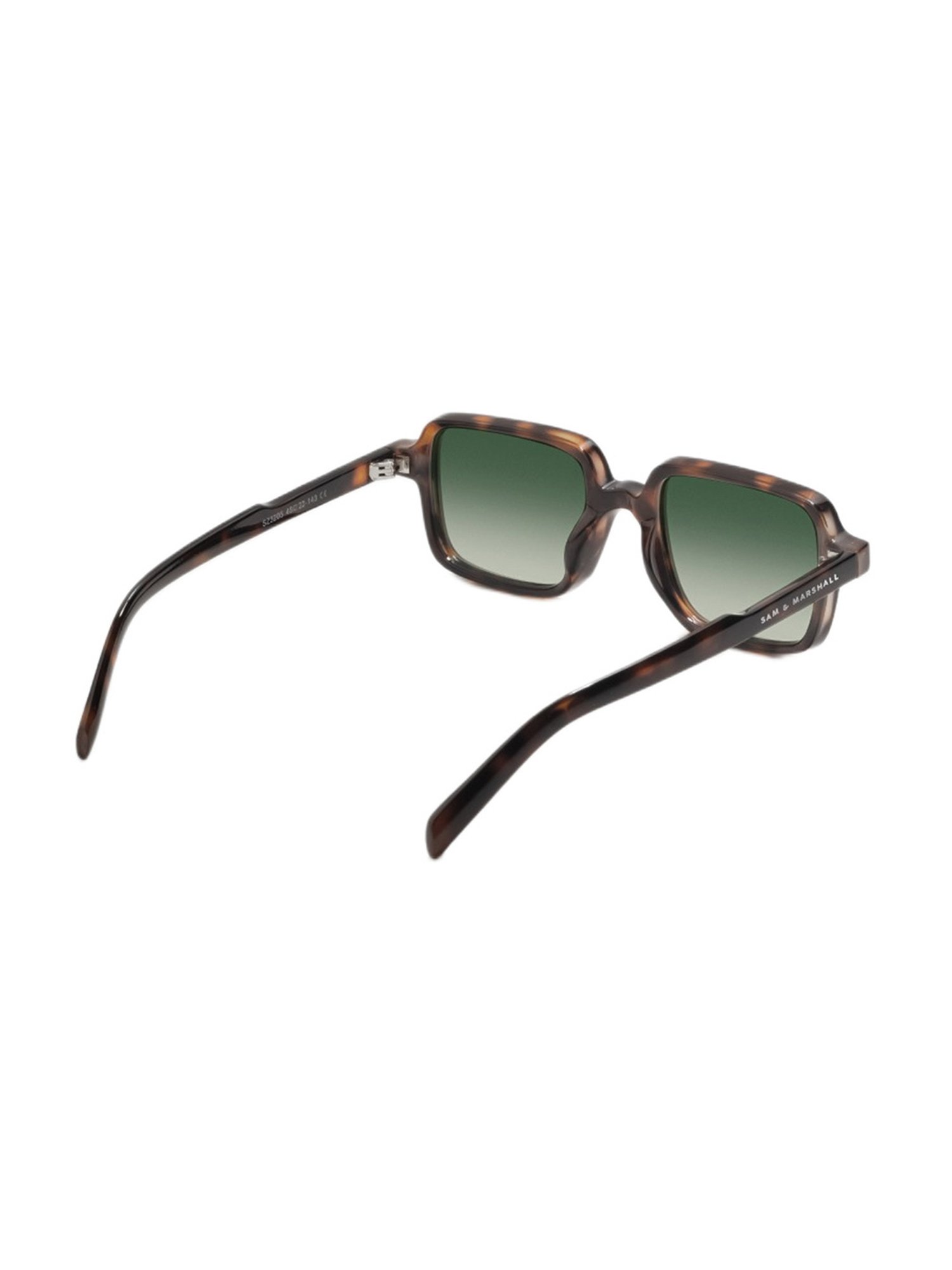 Sam And Marshall Vanta Green UV Protection Square Unisex Sunglasses