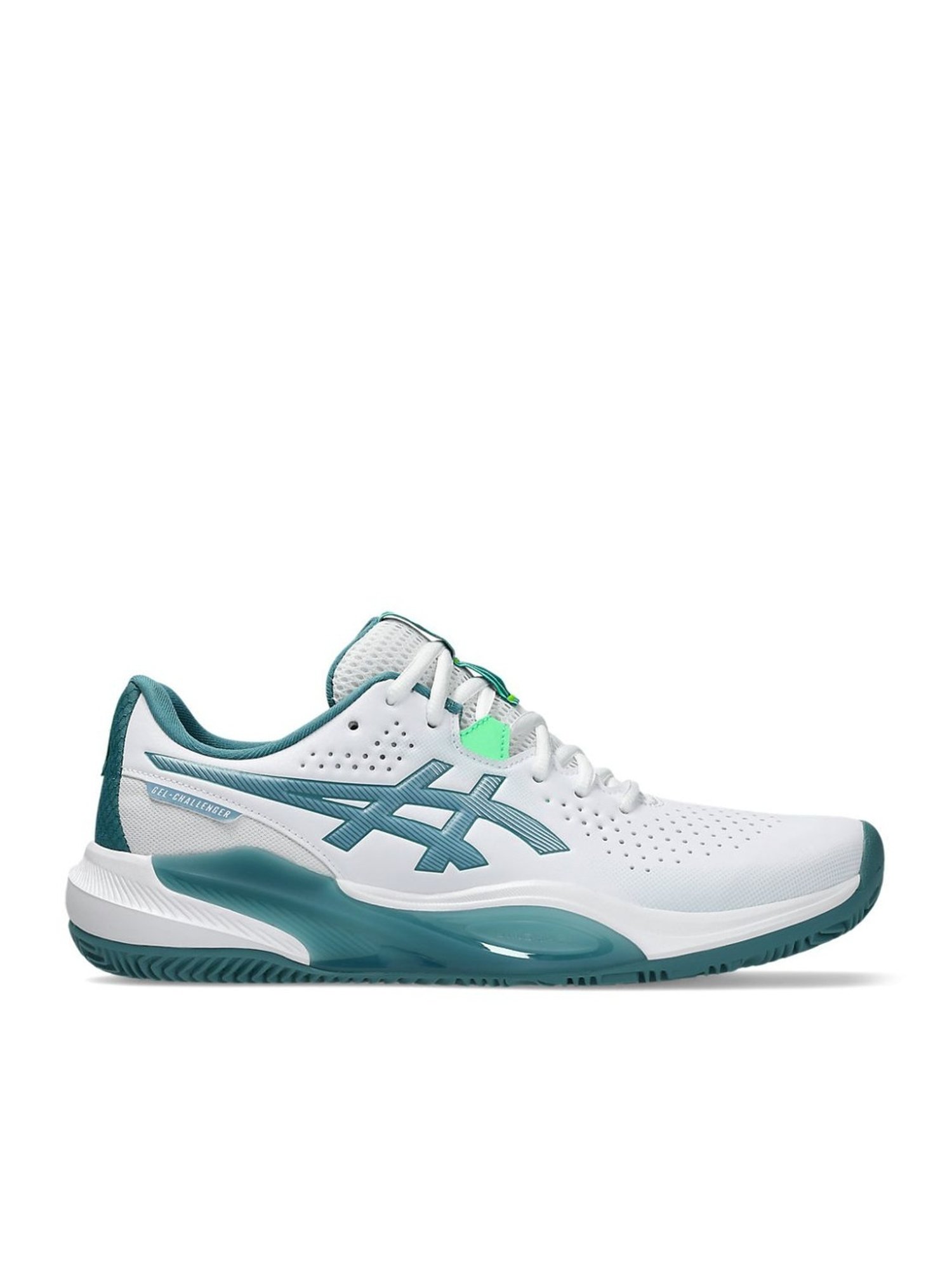 たば　0503 Buy Asics Men's GEL-CHALLENGER 15 PADEL White & Misty Pine Tennis