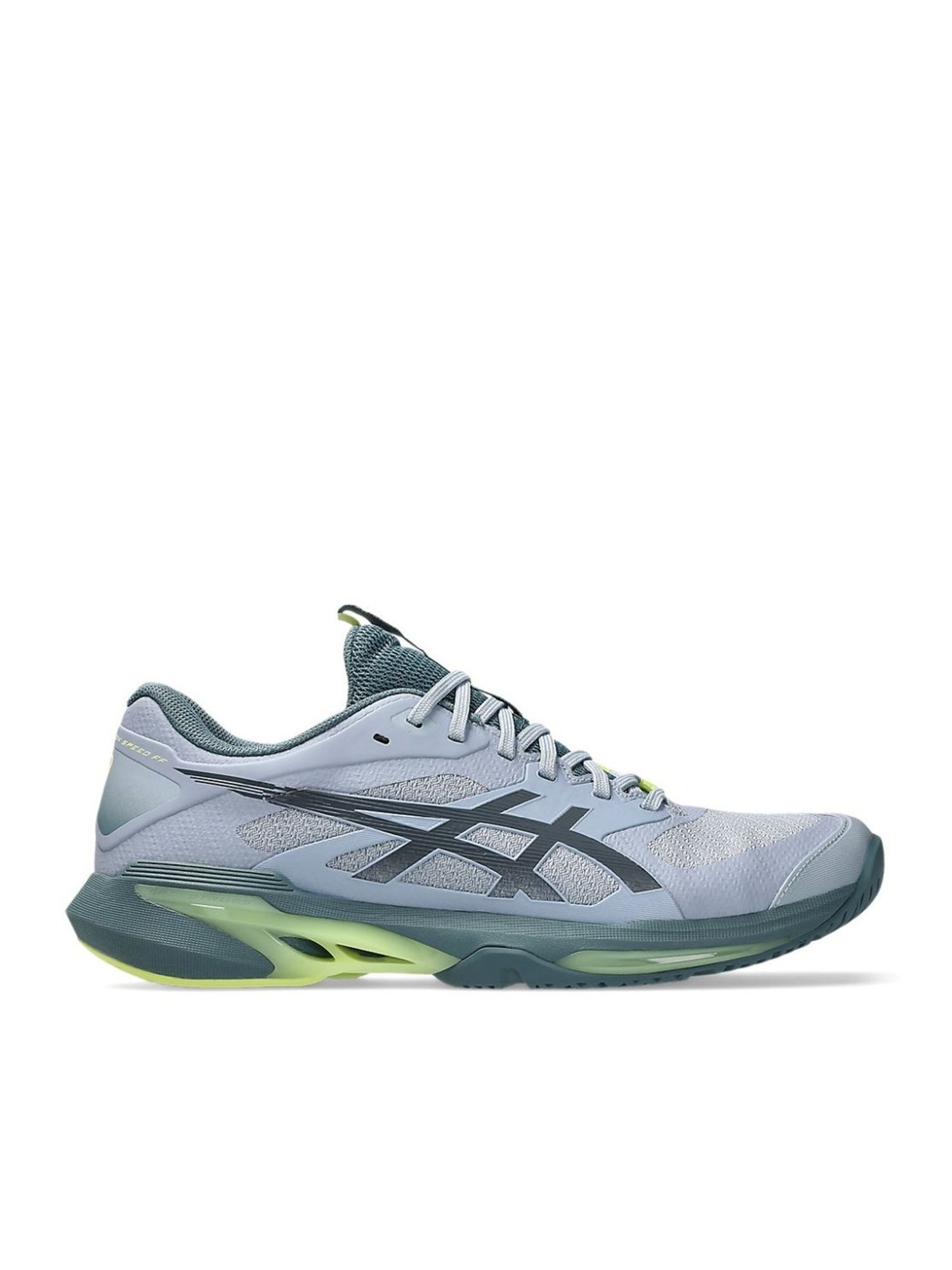 Buy Asics Men's SOLUTION SPEED FF 4 Grey Blue & Ironclad Tennis