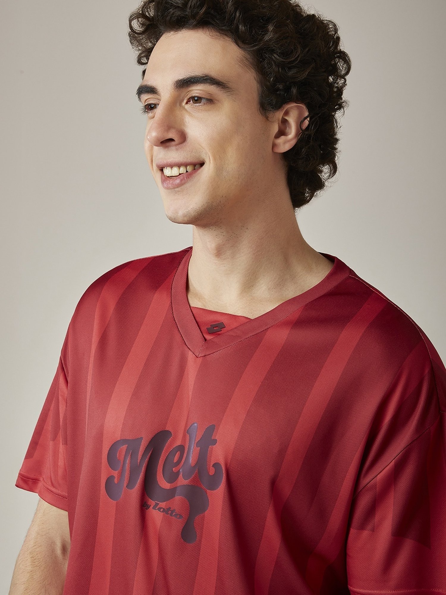 Lotto Melt Red Baseball T-shirt