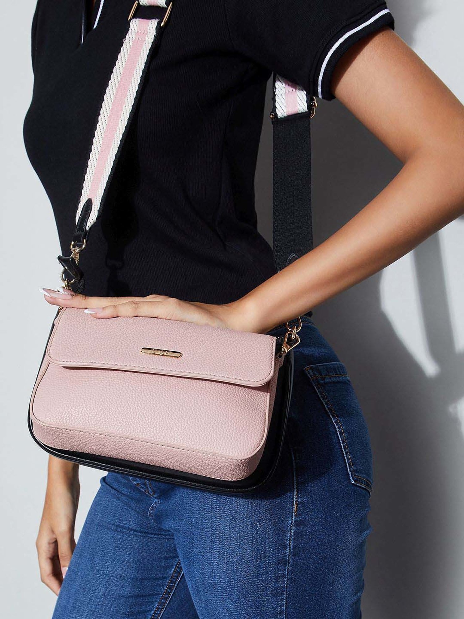 Buy Ginger by Lifestyle Multi Sling Handbag for Online @ Tata CLiQ