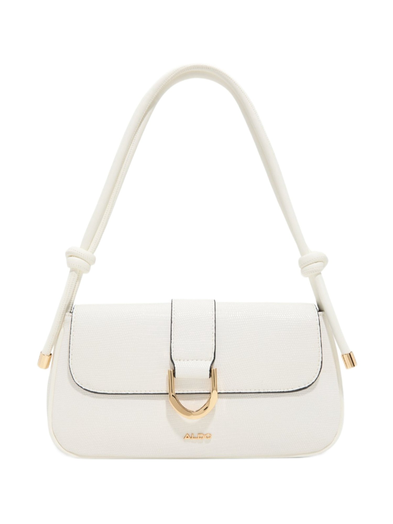 Aldo White ALODALEGYN Large Shoulder Bag