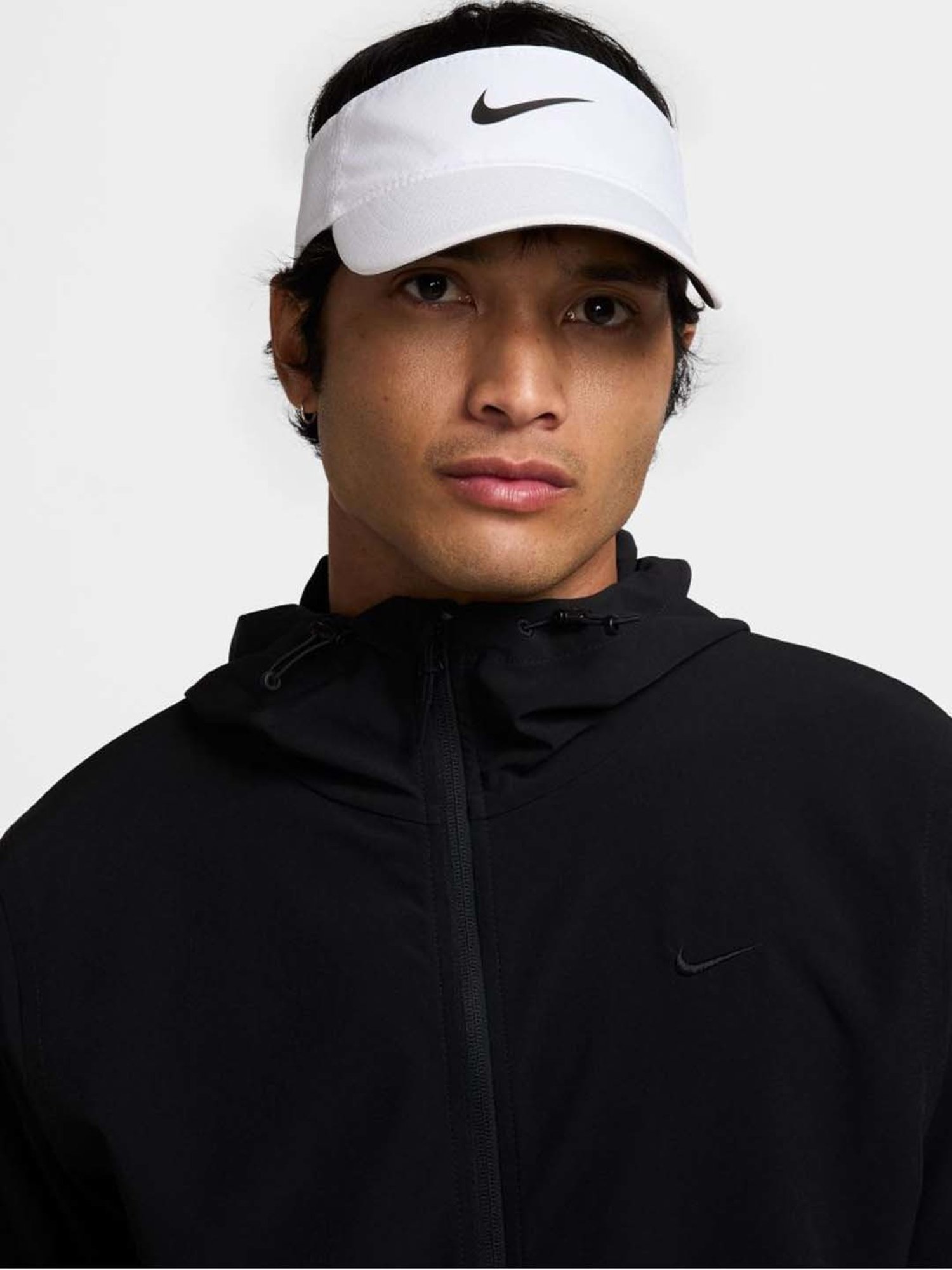 Buy Nike Ace White & Anthracite Printed Visor Cap for Online