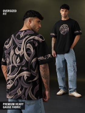 The Souled Store Tss Originals: Zen Canvas Oversized T-shirts