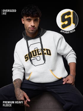 The Souled Store Oversized Hoodie: Soul Men Oversized Hoodies