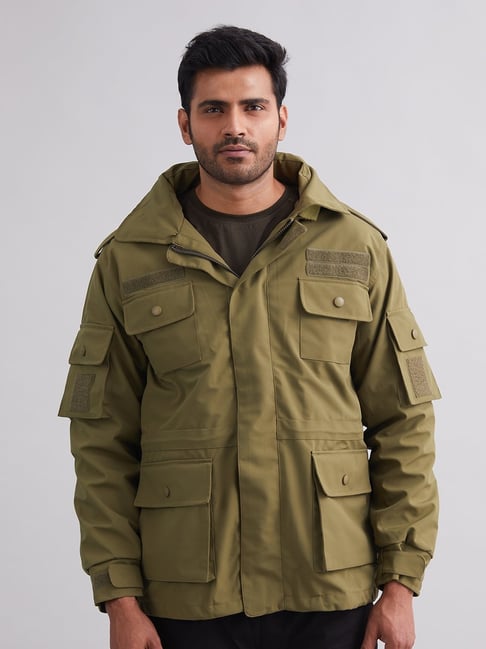 Buy Mountmiller Green Regular Fit Jackets Online At Best Price