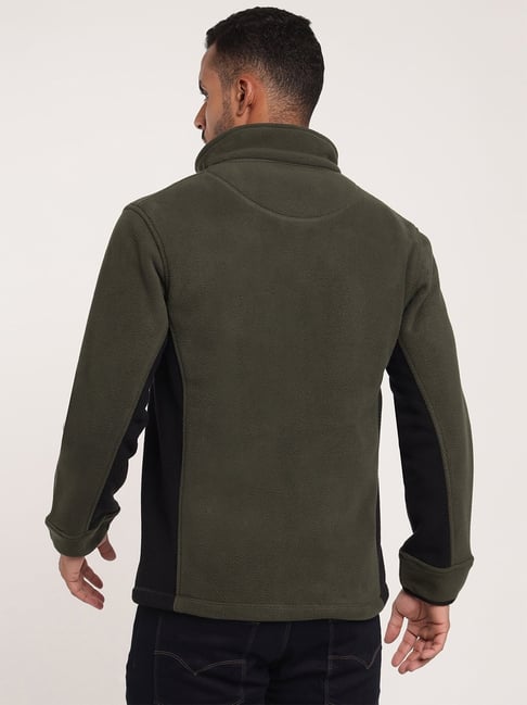 Buy Mountmiller Olive Green Regular Fit Jackets Online At Best