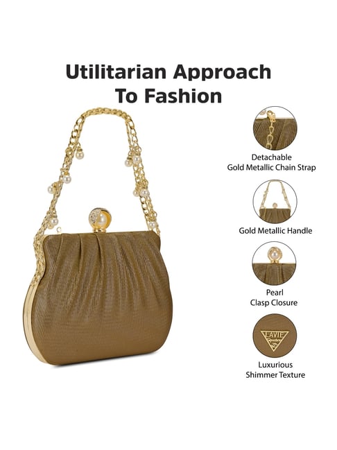 Buy Lavie Bronze Clutch for Women Online @ Tata CLiQ