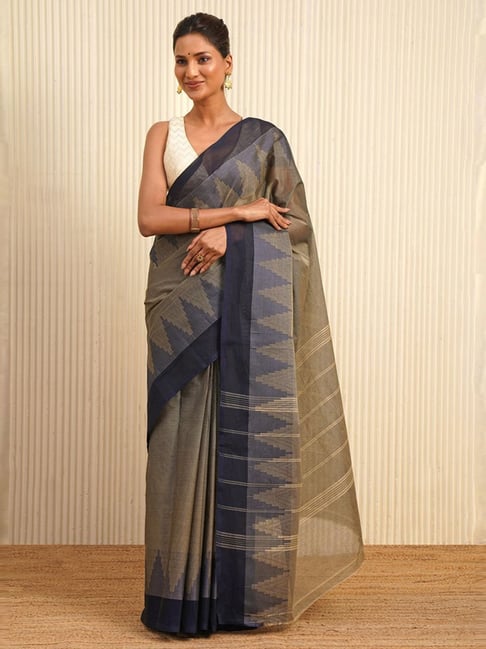Jaypore Grey Kanjivaram Saree-image-29