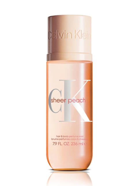 Calvin Klein Sheer Peach Hair & Body Perfume Mist - 236 ml