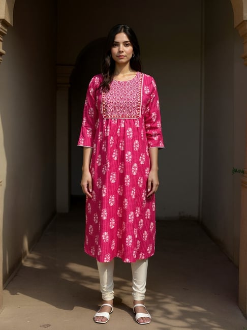 Rangita Pink Rayon Kurta-picture-33