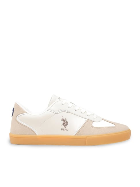 U.S. Polo Assn. Men's OBERON Beige Casual Sneakers