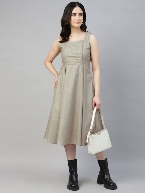 grey dress india Smoked Grey Dress