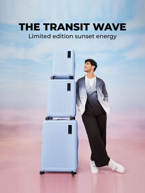 Mokobara Shy Blue The Transit Wave Set of 3 (Cabin Check-in)