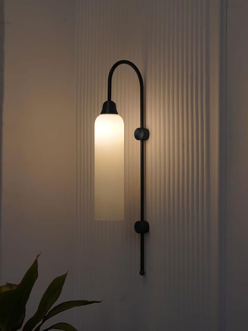 Divine Trends Black Stainless Steel Modern Antique Wall Lamp