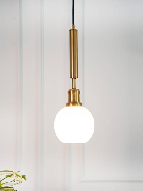 Divine Trends Gold Aluminium Globe Hanging Antique Pendant Light