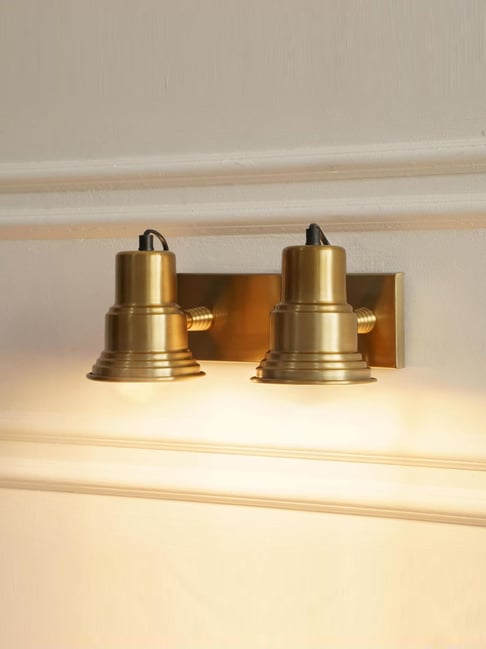 Divine Trends Gold Stainless Steel Antique Spot Light Wall Lamp