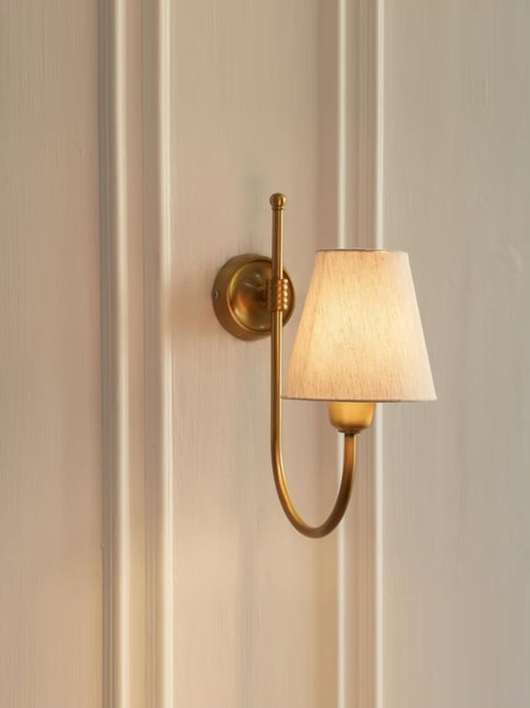 Divine Trends Gold Aluminium Hockey Antique Wall Lamp