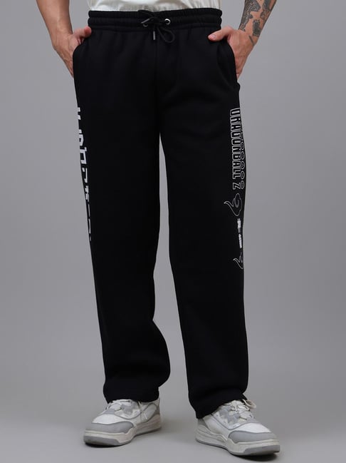 Free Authority Dragon Ball Z Printed Regular Fit Joggers for Men