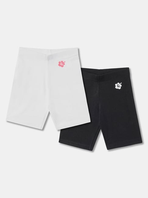 R&B Kids Multicolor Slim Fit Shorts (Pack of 2)-picture-24