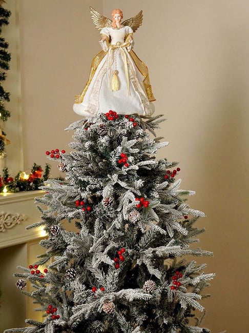 Little Surprise Box White Vintage & Imperial Tree Topper