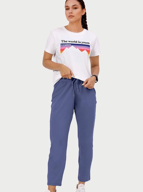 Enamor Grey Relaxed Fit Trackpants-picture-15