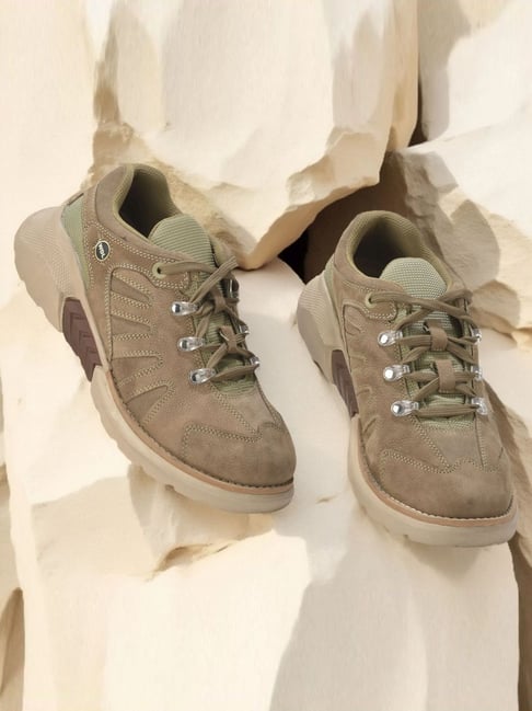 Woodland Men's Dubai Khaki Casual Sneakers-picture-45