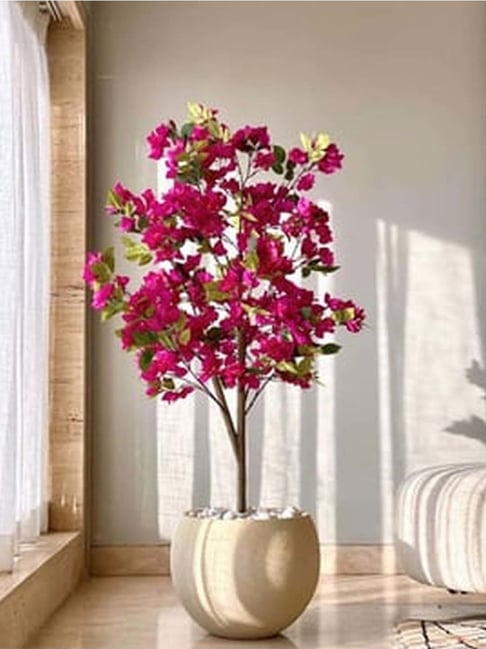 Mason Home Artificial Purple Bougainvillea Plant - 5 Feet (Without Pot) - (Set of 1)-picture-44