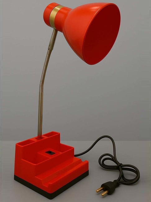 SPARK WORLD Red Home Study Table Lamp