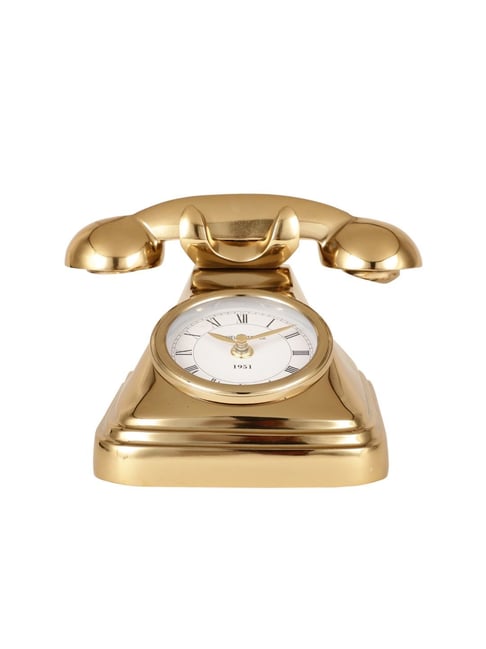 De Maison Decor Gold Aluminium Abstract DialTime Table Clock-picture-18