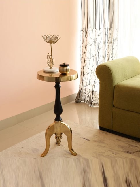 De Maison Decor Gold Aluminium Markus Drink Table-picture-12