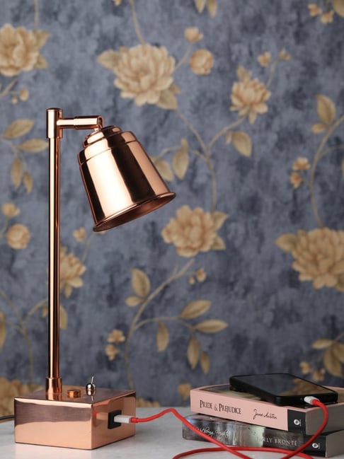 De Maison Decor Matt Gold Steel Adjustable Cherosi Table Lamp