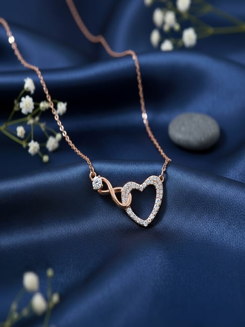 Zavya 925 Sterling Silver Our Infinite Story Necklace for Women