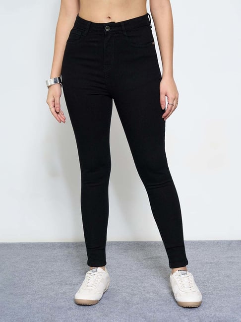Sf Jeans By Pantaloons Black Skinny Fit Jeans