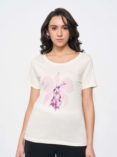 Honey By Pantaloons Marshmallow Regular Fit Printed T-Shirt-picture-41