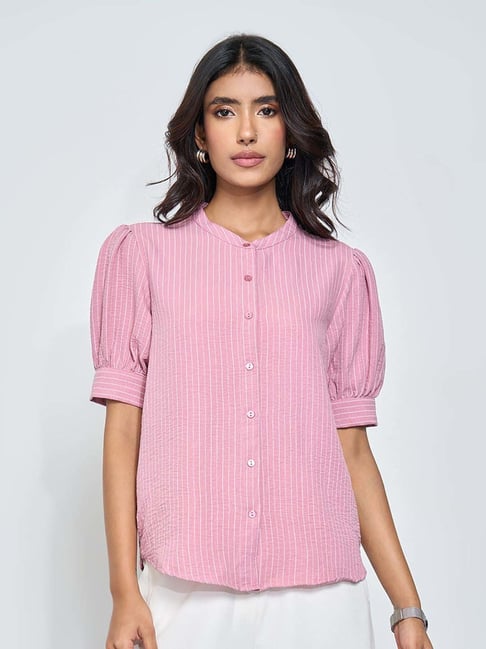 Annabelle By Pantaloons Zephyr Regular Fit Striped Top