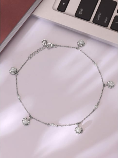 Mia by Tanishq 925 Silver Anklet for Women