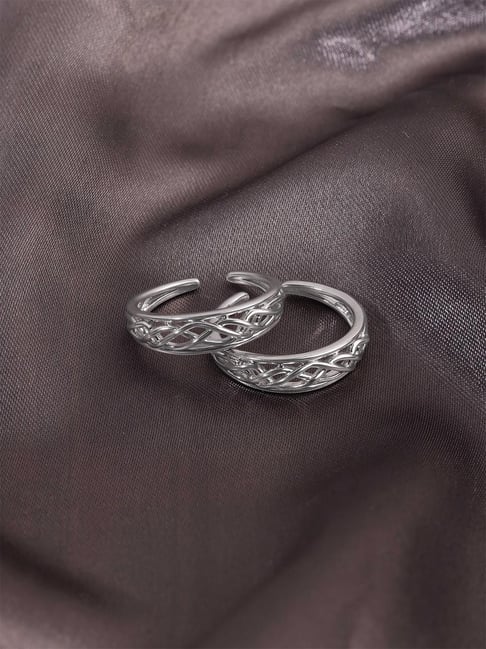 Mia by Tanishq 925 Silver Toe-Rings for Women