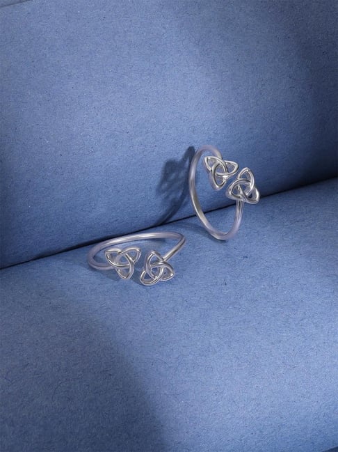 Mia by Tanishq 925 Silver Toe-Rings for Women