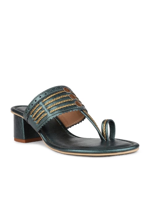 Inc.5 Women's Green Toe Ring Sandals-picture-48