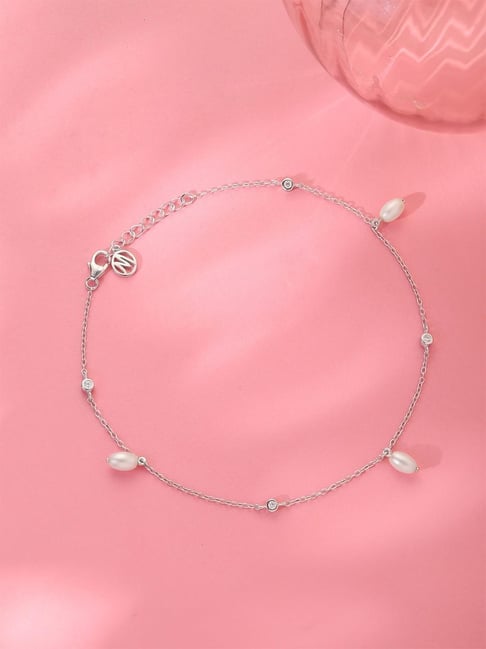 Mia by Tanishq 925 Silver Anklet for Women